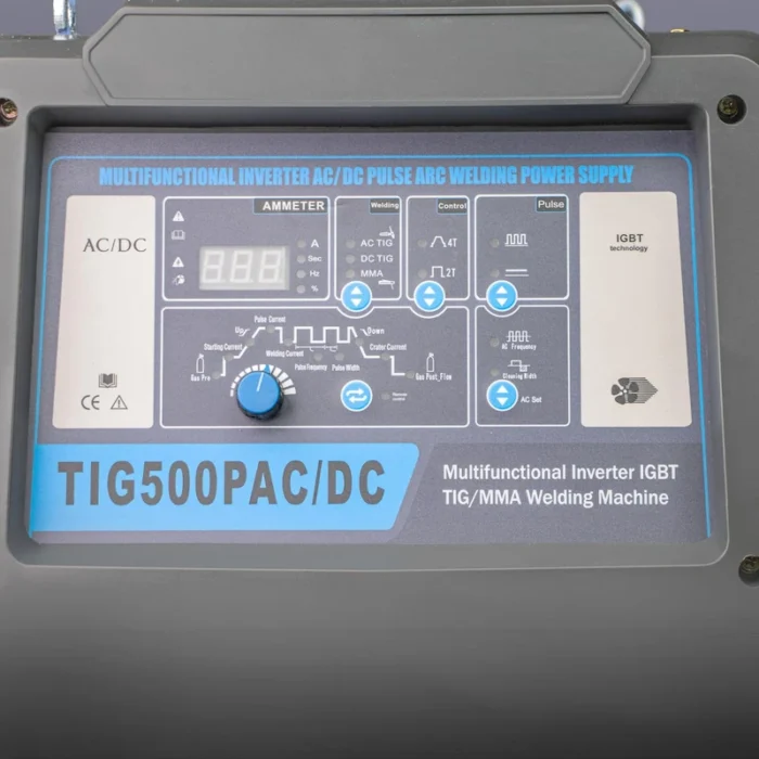 دستگاه جوش اینورتر آرگون 500 آمپر AC.DC هوولد دیجیتالی مدل TIG-500p